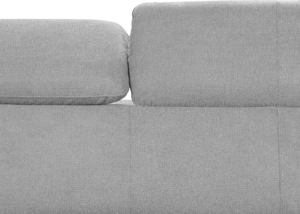 Trojsedák Gisele, svetlo šedá látka