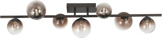 Brilagi - LED Prisadený luster MILLA 7xG9/3W/230V hnedá/dymová hnedá