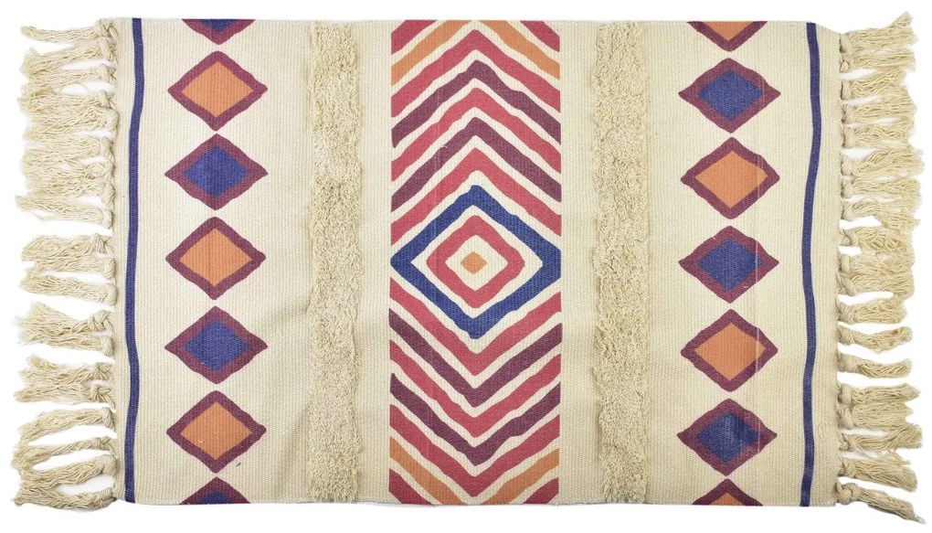 Dekorativní kobereček BOHO 90x60 cm vícebarevný