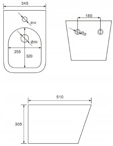 Mexen TEO Rimless wc misa závesná so sedátkom + bidet TEO, biela, 30850700+35855100
