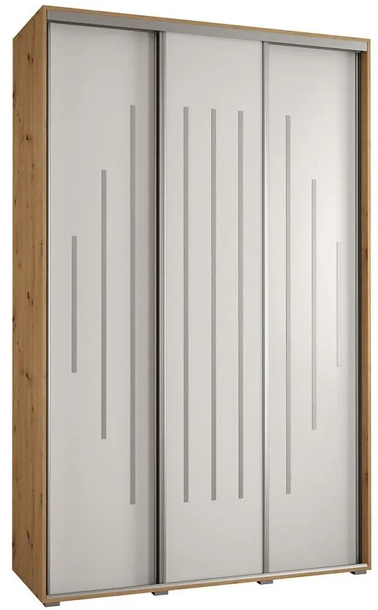 Skriňa 45 Canaris 12 170 artisan/biela/silver