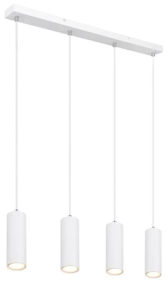 Globo 57911-4HW - Luster na lanku ROBBY 4xGU10/35W/230V biela 57911-4HW
