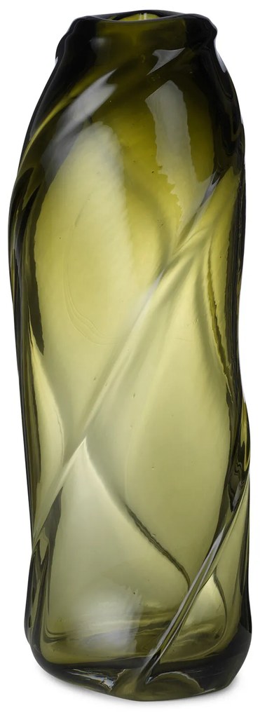 Váza Water Swirl Vase, vysoká – machová