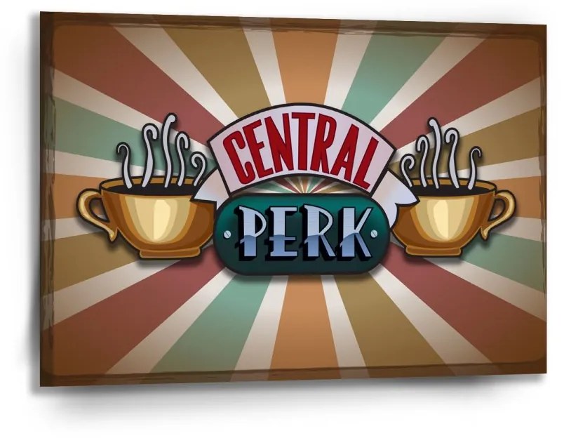 Sablio Obraz Seriál Priatelia CENTRAL PERK Abstrakcia - 90x60 cm