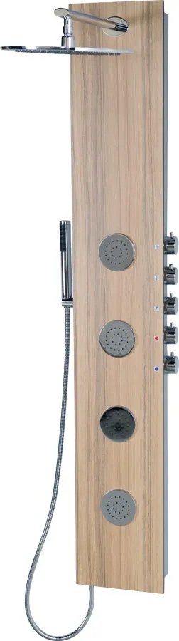 POLYSAN - 5SIDE ROUND sprchový panel 250x1550mm, 0335 Kokos (80212)