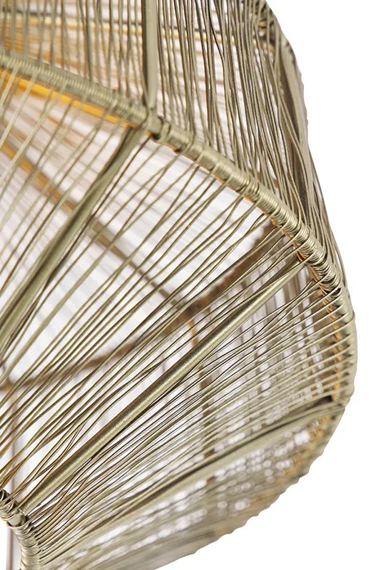 Moderné stropné svietidlo mosadz 30 cm - Bolti