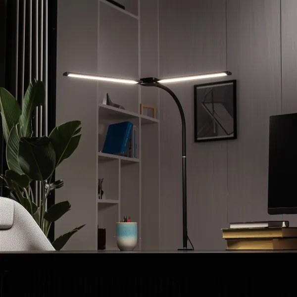 Brilagi - LED Stmievateľná stolná lampa USB VARIO LED/14W/5V 3000-6000K čierna