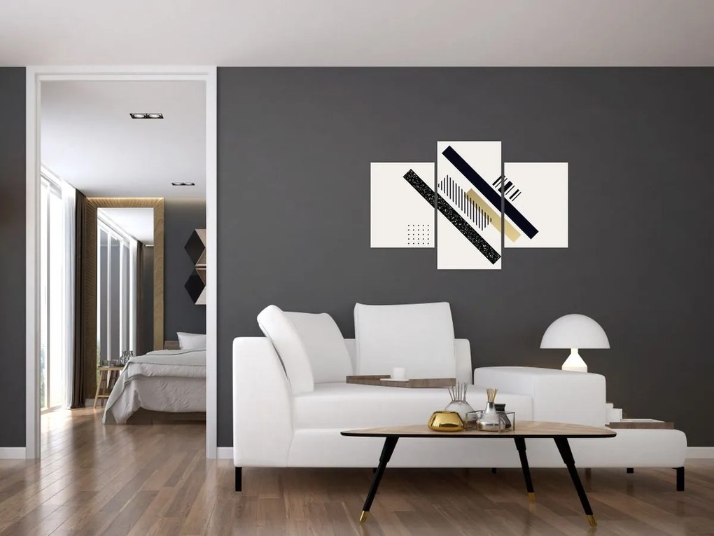 Obraz - Geometrické tvary N⁰5 (90x60 cm)