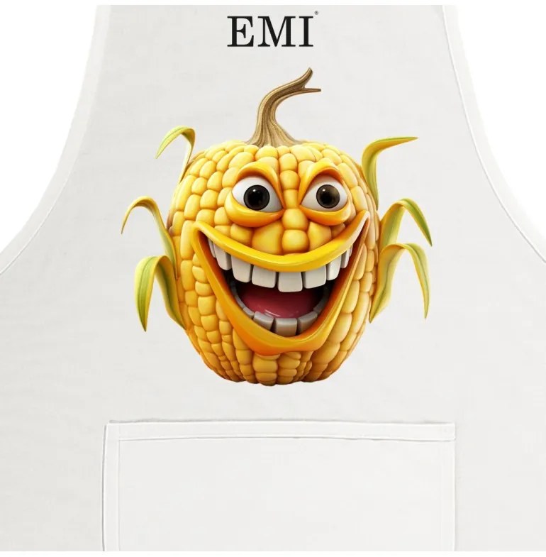 Kuchynská zástera Corny EMI, sivá