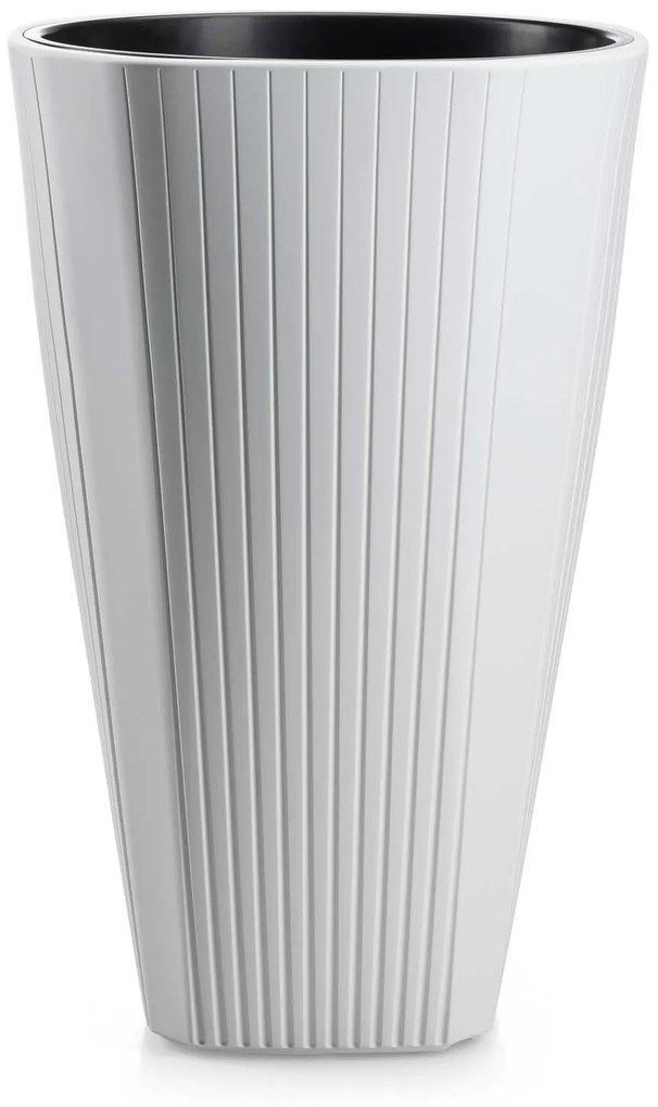 PLASTOVÝ KVETINÁČ MORA 39X61 CM BIELA