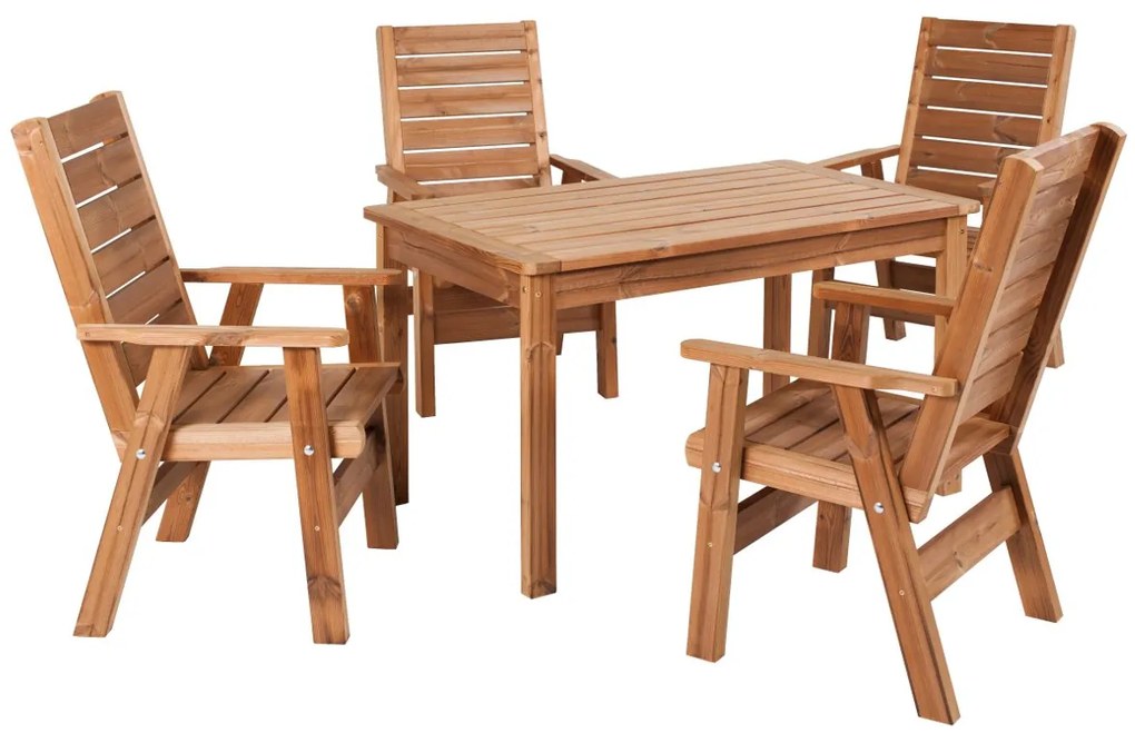 Záhradný drevený set PROWOOD z ThermoWood - SET M1 - Samostatný set