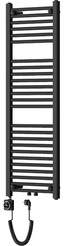 Mexen Mars, elektrické vykurovacie teleso 1200 x 400 mm, 400 W, čierna, W110-1200-400-6400-70