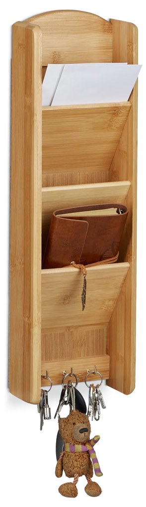 Kľúčová doska s piehradkami, bamboo, RD0249