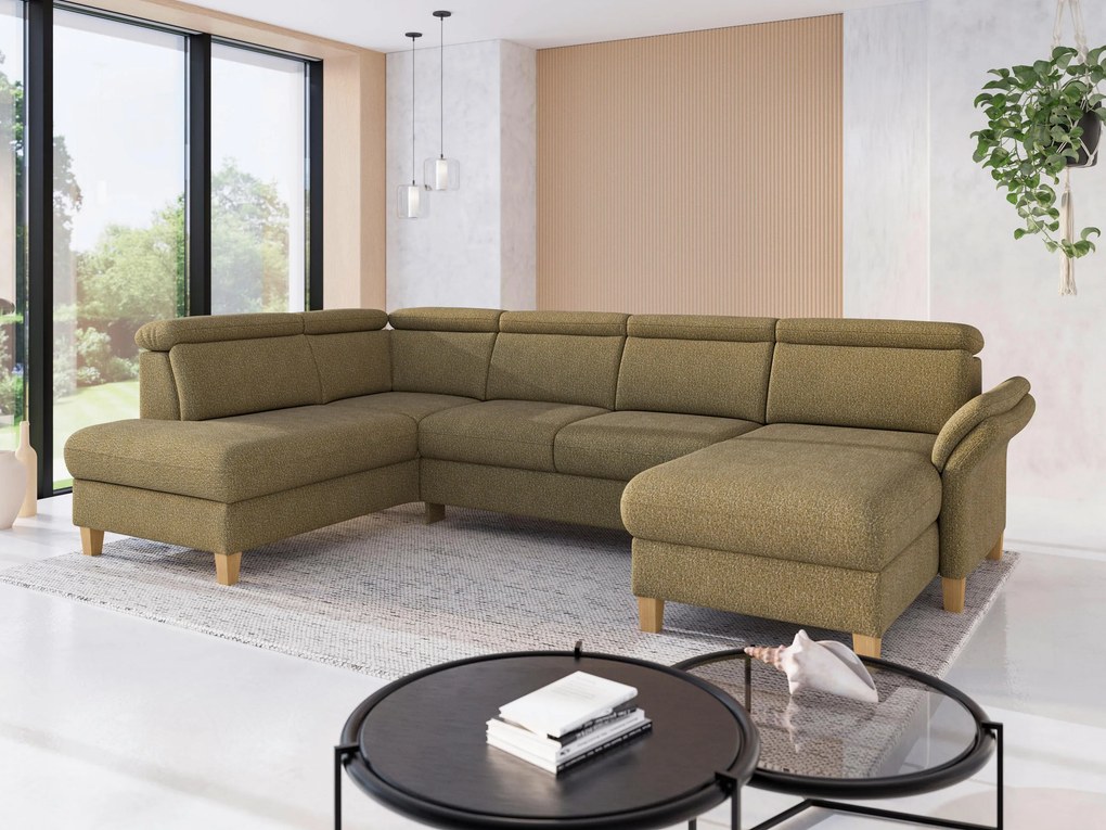 XXXLutz SEDACIA SÚPRAVA, textil, olivovozelená Sit & More - Sedačky - 00014402577N