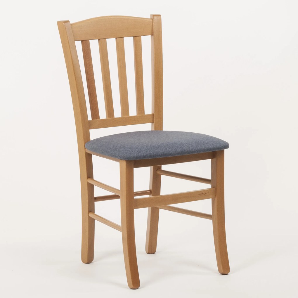 Stima Stolička VENETA s čalúneným sedákom Vyberte odtieň ->: Dub Sonoma, Vyberte látku ->: LUX Jeans 33