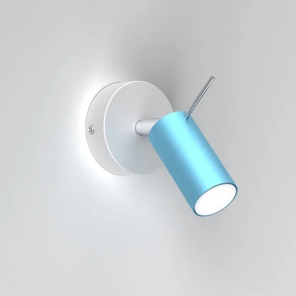 Nástenné bodové svietidlo PRESTON 1xGU10/MR11/40W/230V modrá