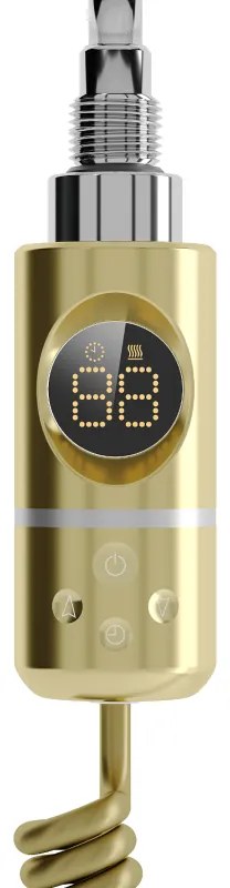 Mexen FA-I, elektrická vykurovacia tyč 300 W, zlatá lesklá, W952-0300-50