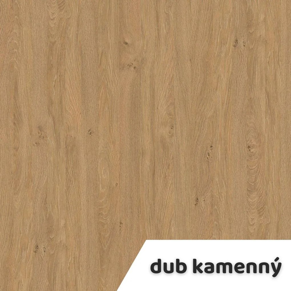 Výškovo nastaviteľný stôl OfficeTech Long, 240 x 80 cm, čierna podnož, dub kamenný
