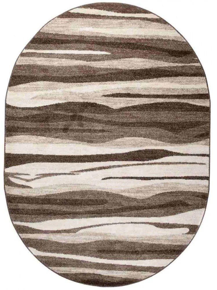 Kusový koberec Fiesta hnedý ovál, Velikosti 120x170cm