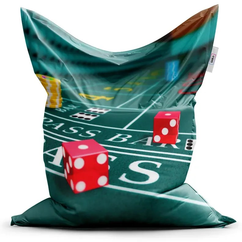 Sablio Sedací vak Kocky - 200x140 cm