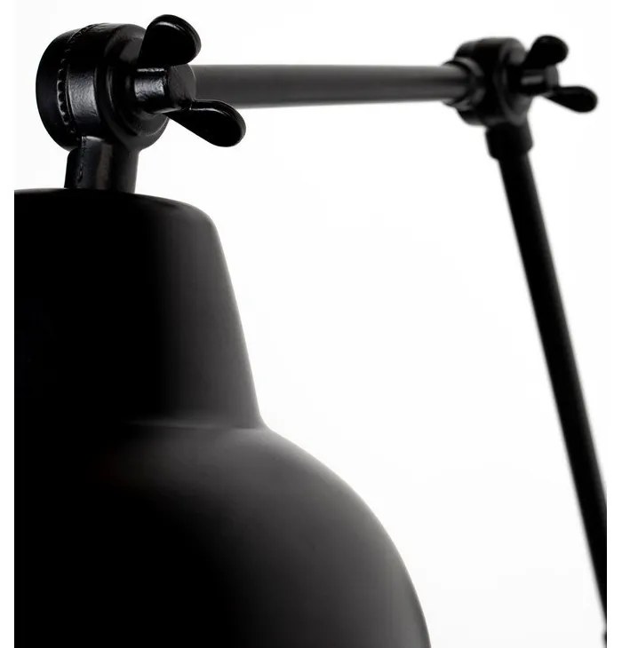 Čierne nástenné svietidlo Xavi - White Label