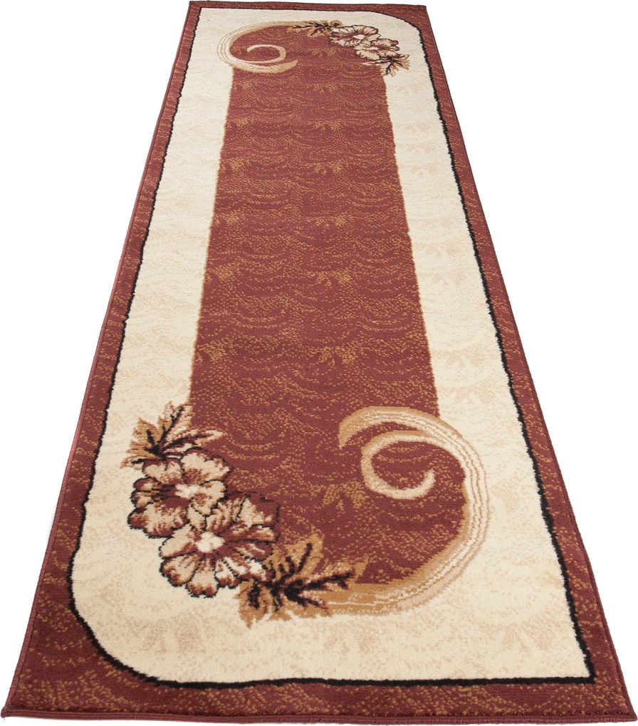 TA Koberec A166A HNEDÝ ATLAS PP Rozmer: 70x300 cm