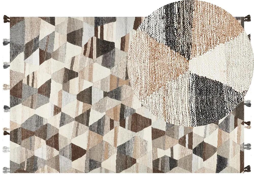Vlnený kelímový koberec 200 x 300 cm viacfarebný ARGAVAND Beliani