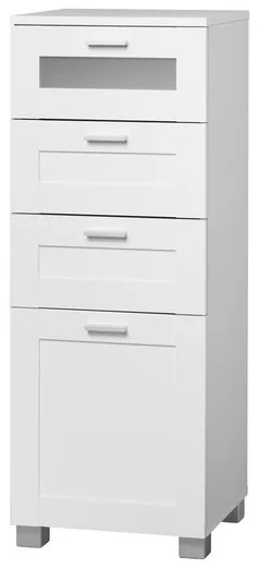 Livarno home Kúpeľňová skrinka Basel + Skrinka so zrkadlom Basel + Skrinka do kúpeľne Basel  (800008683)