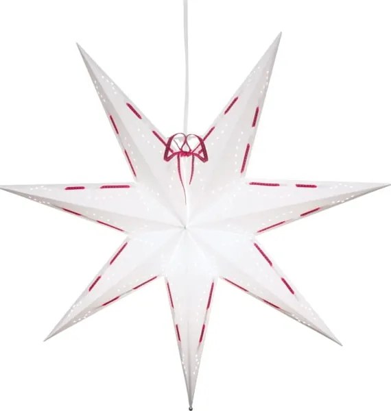 Biela vianočná svetelná dekorácia Star Trading Vira, ø 60 cm