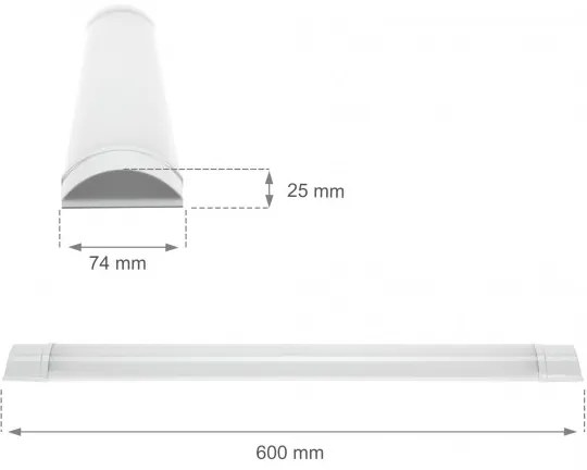 LED Podlinkové svietidlo VIGA LED/14W/230V 3000K biela