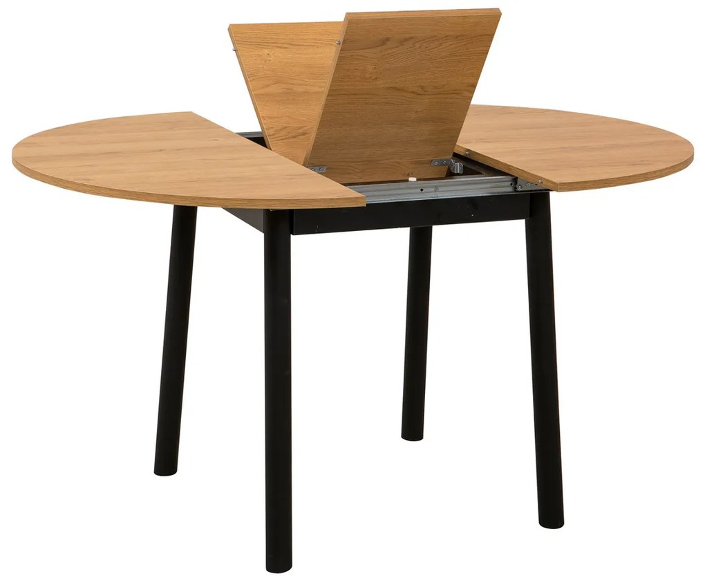 Jedálenský stôl Oliver Oak Black