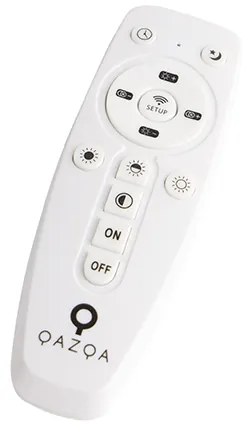 Stropné svietidlo čierne 40 cm vrátane LED s diaľkovým ovládaním - Live