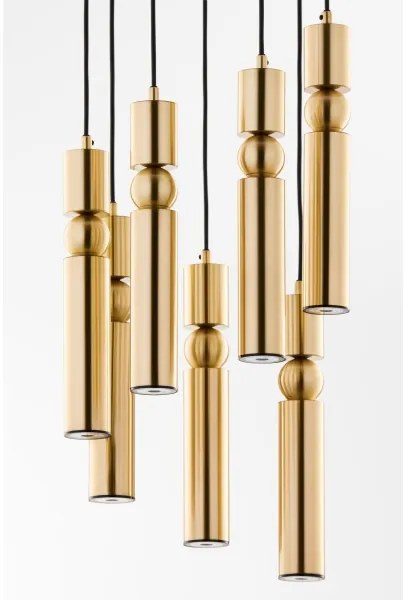 Jupiter 2021 - Luster na lanku ALAS 7xGU10/10W/230V zlatá