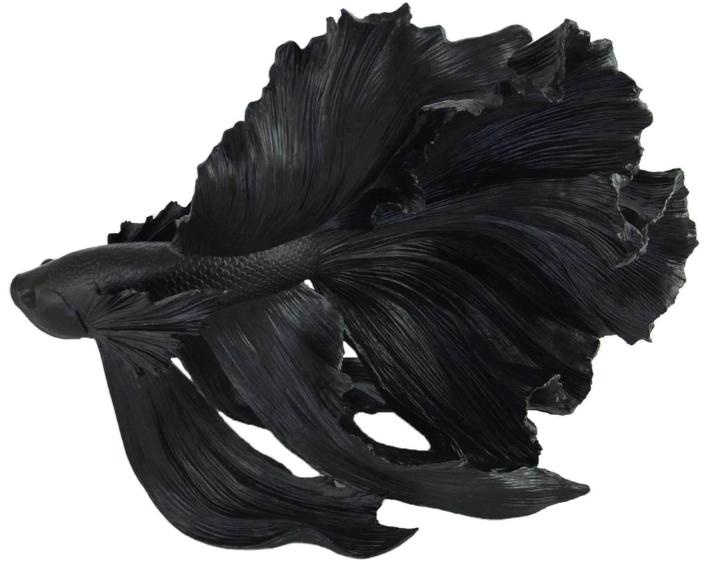 Ozdobná rybka Crowntail 65cm čierna