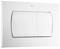 Roca Active ovládacie tlačidlo z plastu v bielej farbe A8901150B0