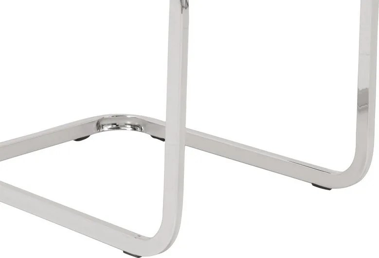 Jedálenská stolička Ruby, šedá ekokoža