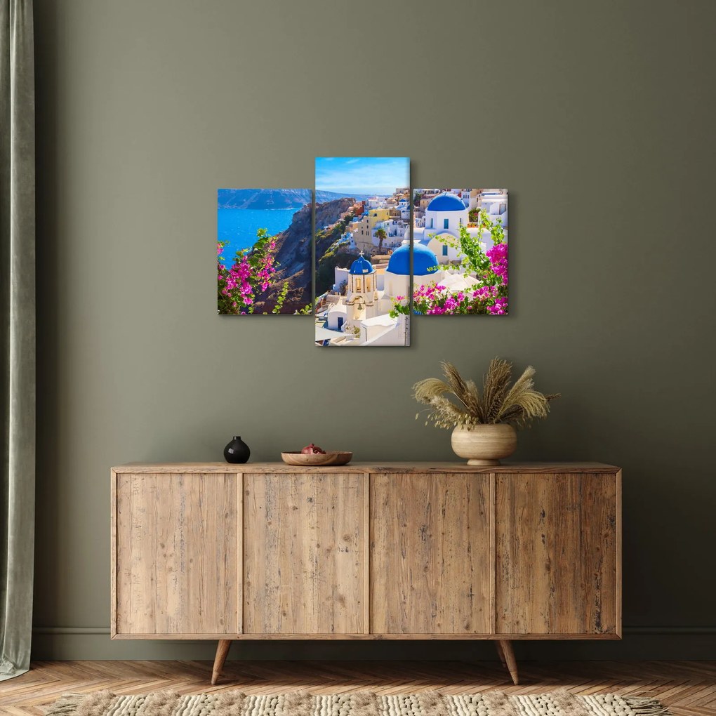 Obraz - Santorini, Grécko (90x60 cm)