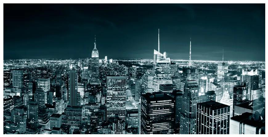 Artgeist Fototapeta - New York City nightlife Veľkosť: 550x270, Verzia: Standard