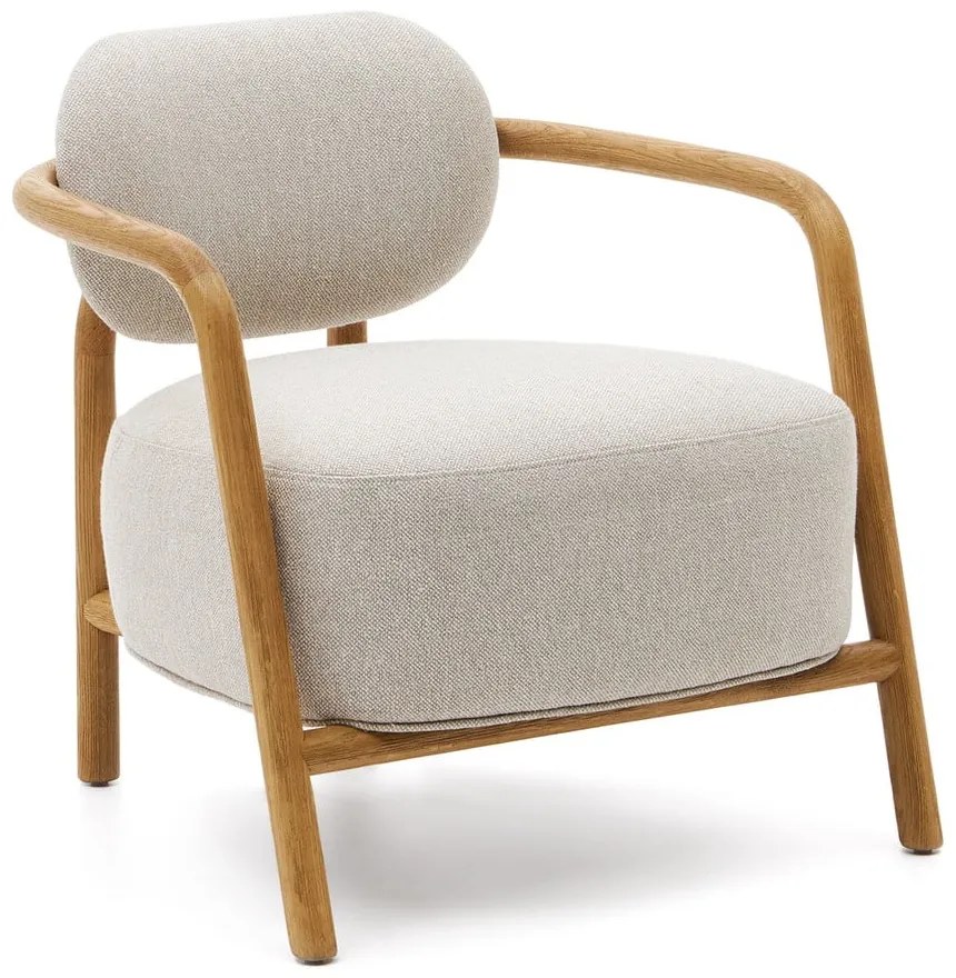 Béžové kreslo Melqui – Kave Home