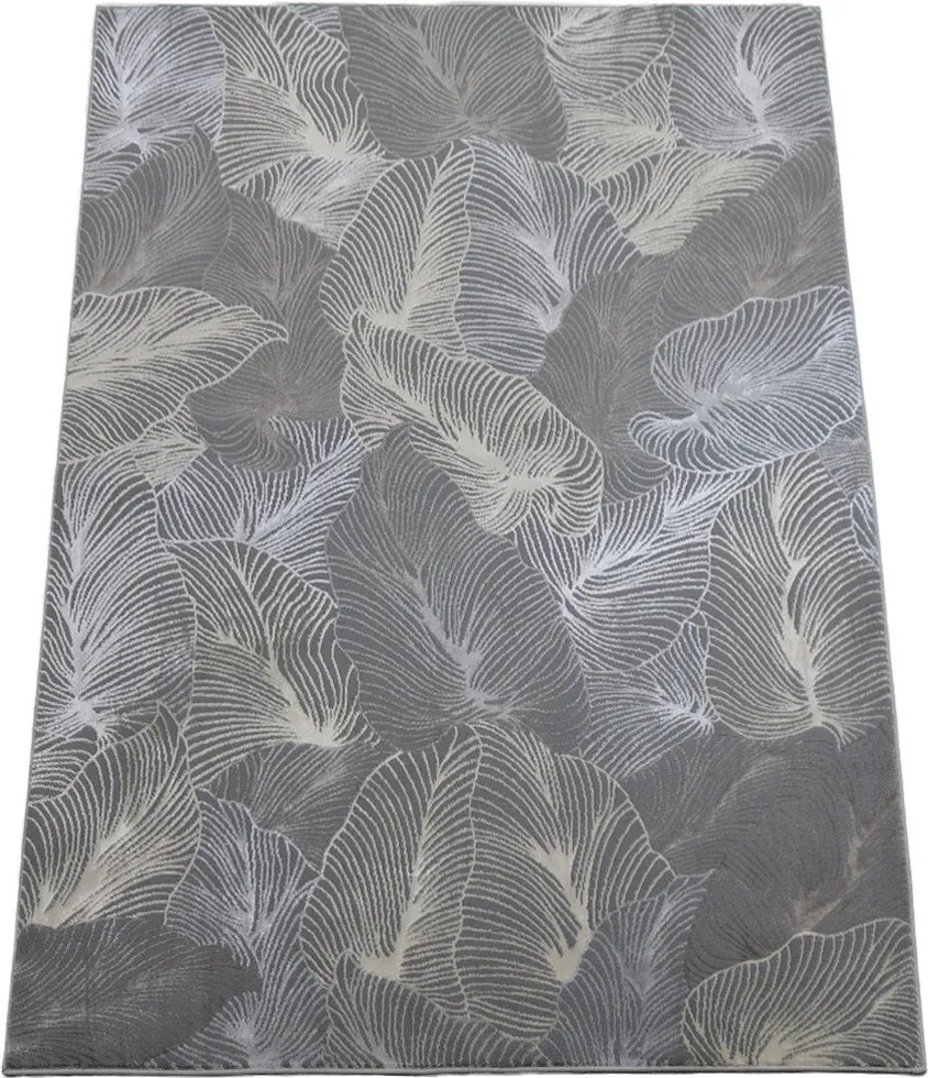 Koberec Esprit 3604 GREY – sivý vzorovaný obdĺžnik pre každý priestor Rozmer: 160x220 cm
