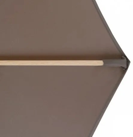 Doppler ALU WOOD 3,5 m - slnečník s kľučkou s ULTRA UV ochranou : Barvy slunečníků - 846