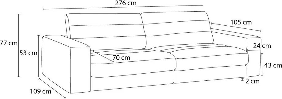 Zelená zamatová pohovka 276 cm Sierra – Bobochic Paris