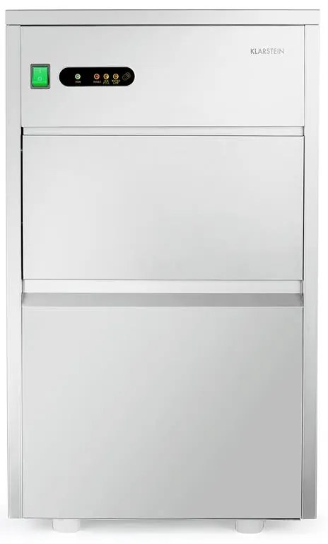 Klarstein Powericer XXL, výrobník ľadu, priemyselné zariadenie na výrobu kociek ľadu, 160 W