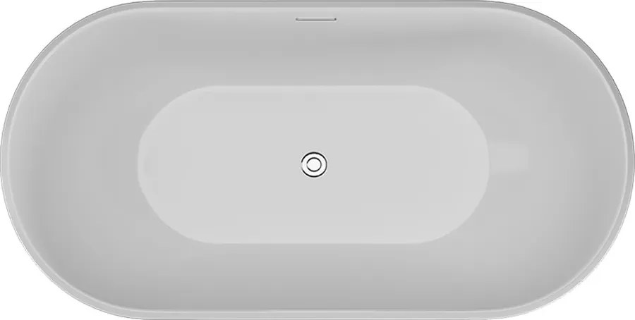 Polimat Akrylátová voľne stojaca vaňa Uzo 160x80 POLIMAT-Rozmery: 160x80, POLIMAT-Farba vane: Biela / šedá popolavá lesk