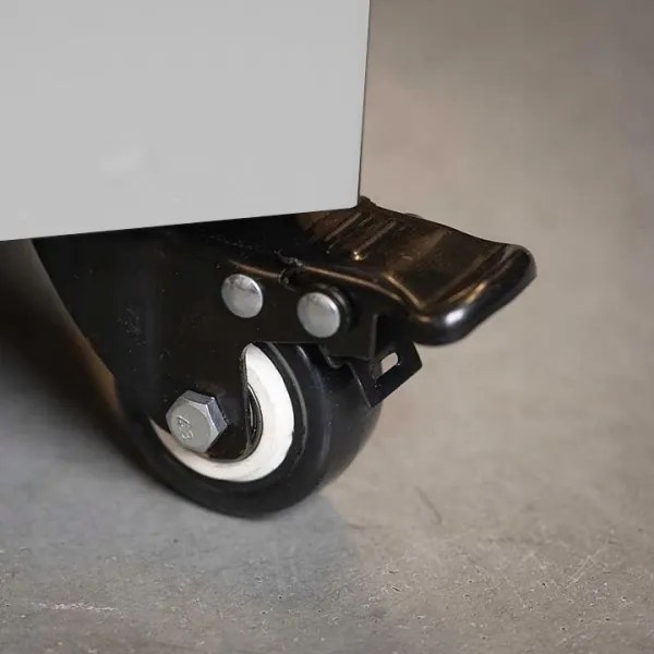 Planika Faro GAS - Vonkajší plynový krb 142x36 cm 8kW biela + ochranný kryt