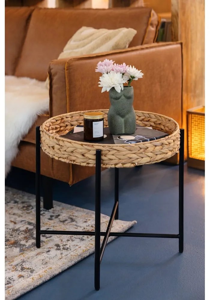 Sivozelená váza z terakoty Bloomingville Emeli, výška 16 cm