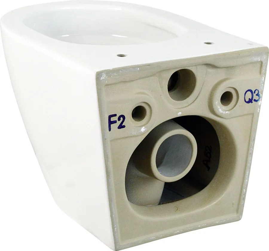 Hydroland Závesná WC misa so SoftClose sedadlom Karat, biela