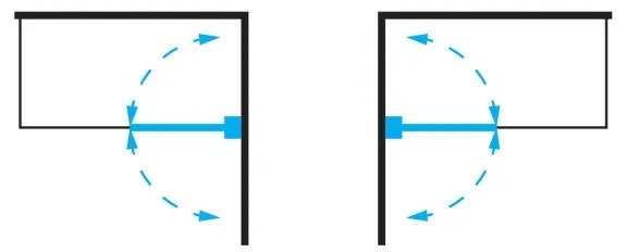 Omnires KINGSTON XHE85BLTR Vaňová zástena 70cm, čierna mat - Omnires