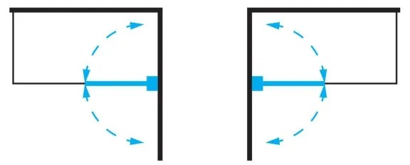 Omnires KINGSTON XHE85BLTR Vaňová zástena 70cm, čierna mat - Omnires