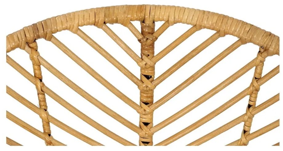 Súprava 2 ratanových jedálenských stoličiek Carla a čierneho stola Strong - Bonami Essentials